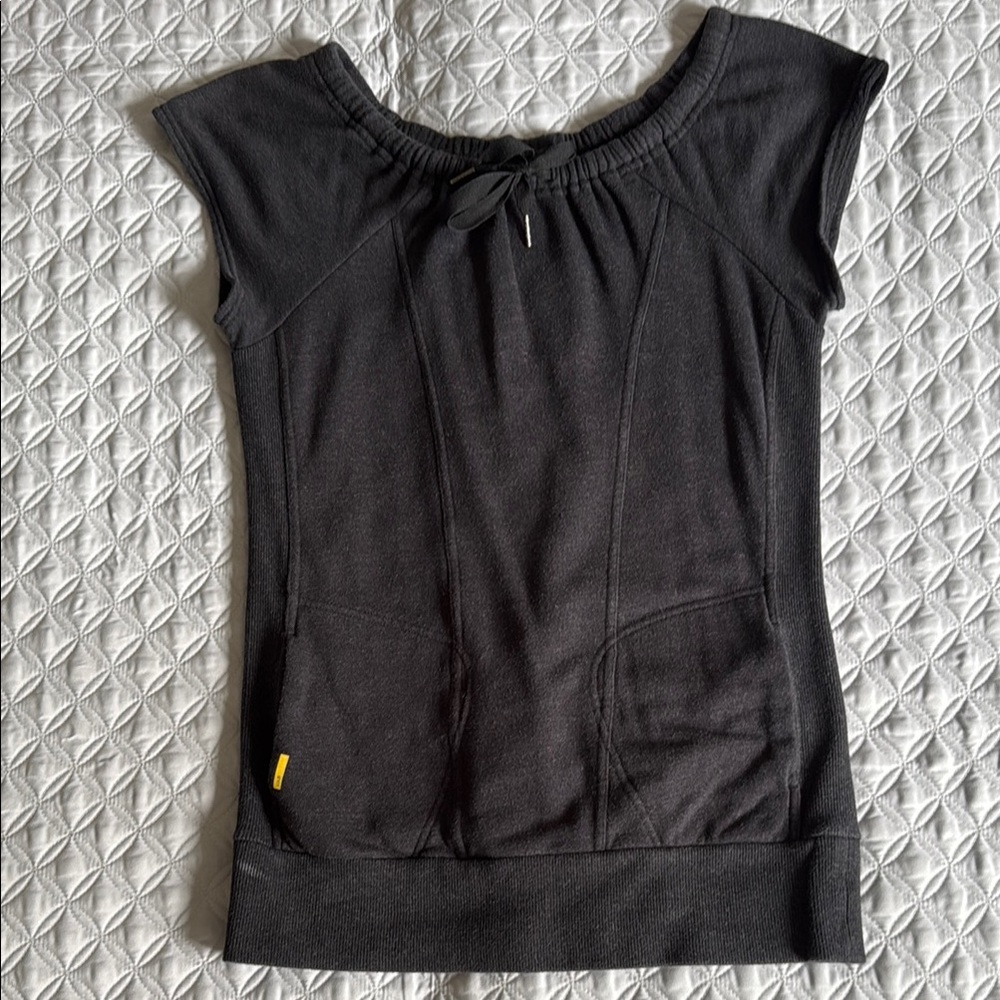 Lole cap sleeve sweatshirt tunic, size S